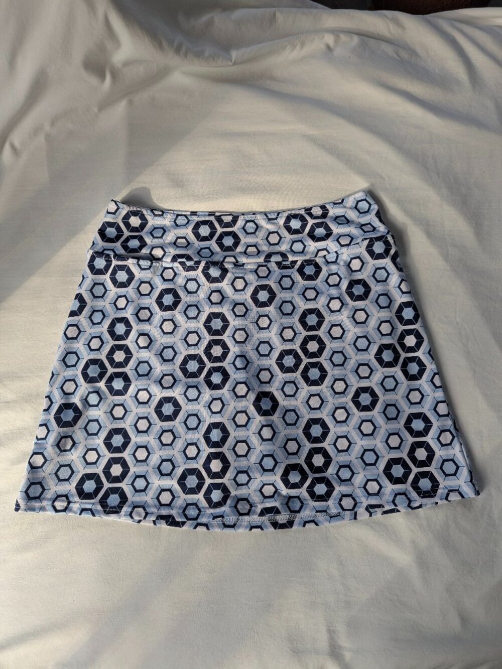 Golftini  "Shipwreck Short" Skort, Blue/White, Size Large